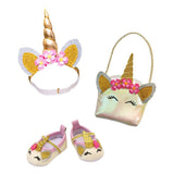 Accesorios de Heless Dolls Juego de unicornio Glitter, 38-45 cm