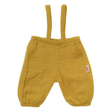 Heless Dolls Dungarees Ocher amarillo, tamaño 28-35 cm