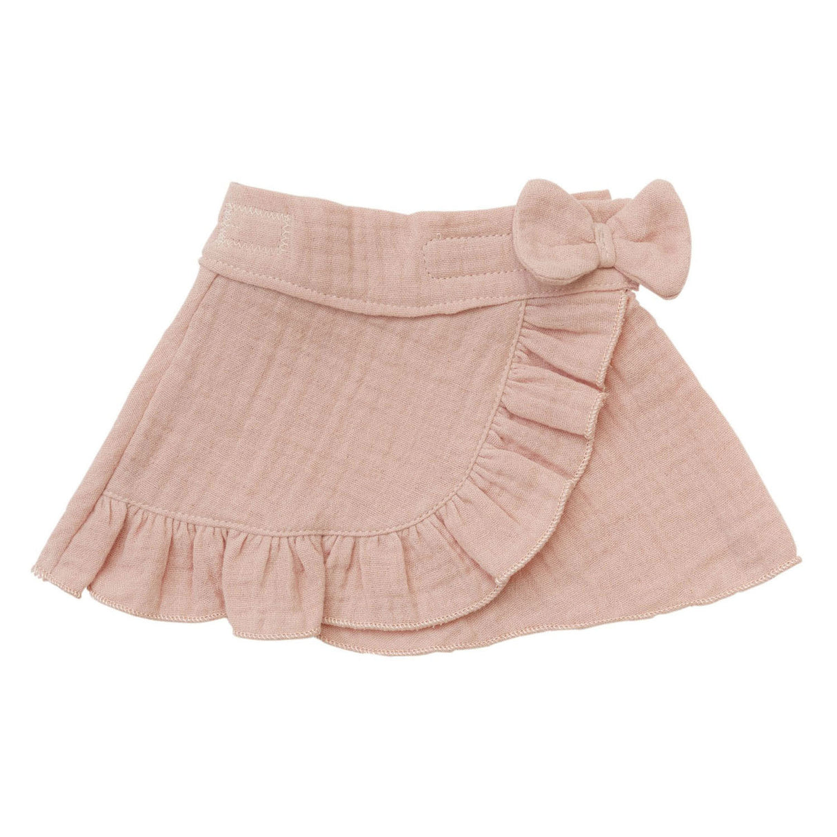 Heless doll wrap kjol rosa med ruffles, 28-35 cm