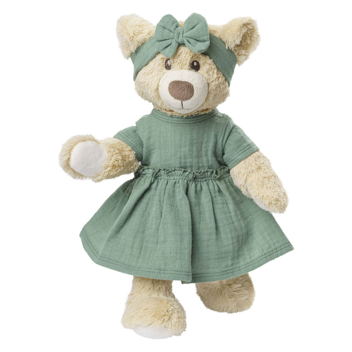 Robe de poupée HELSS VERT DE RUFFLES, 35-45 cm