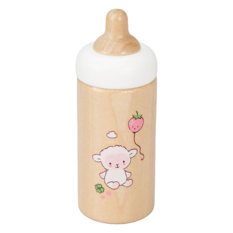 Heless houten fles voor poppen schaapjes