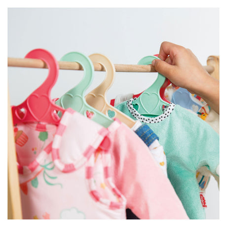 Heless poppenhangers pastelkleuren - 6st.