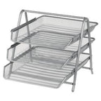 Brievenbakje 3-delig viking 278x257x335mm zilver