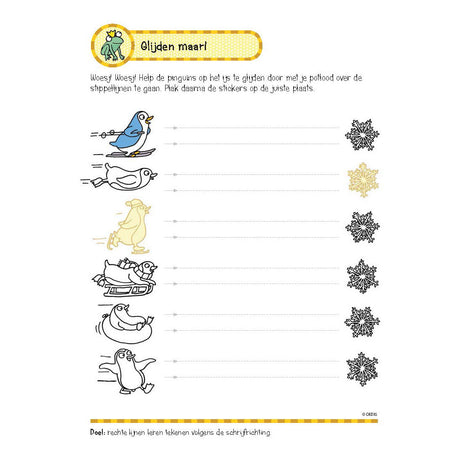 Deltas-Übungsbuch mit Aufklebern zum ersten Mal Schreibspiele (5-6 Jahre)