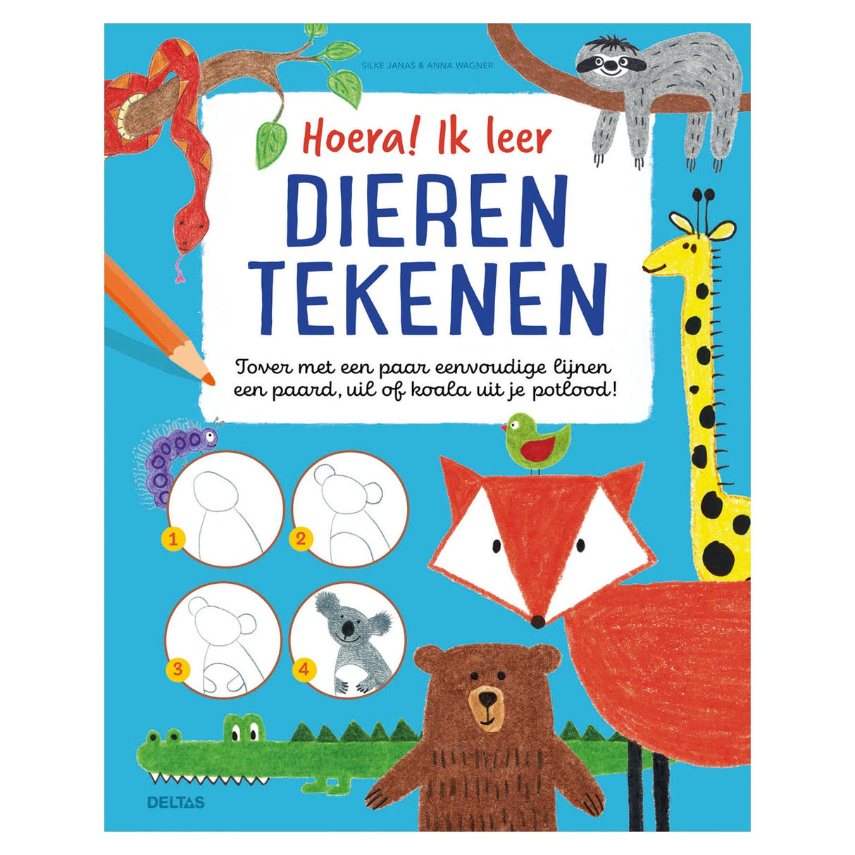 Deltas hoera! ik leer dieren tekenen