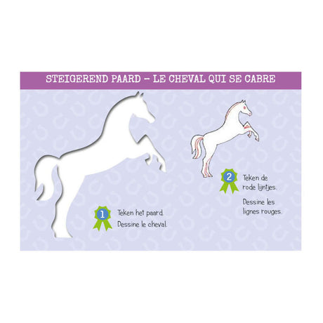 Deltas sjabloonkaarten zo teken je paarden