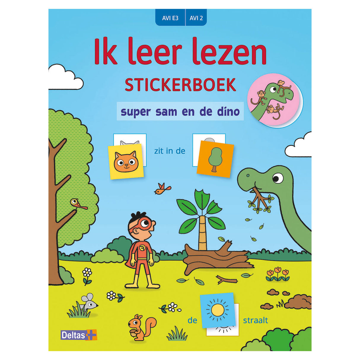 Deltas Jeg lærer at læse Sticker Book - Super Sam and the Dino (Avi E3)