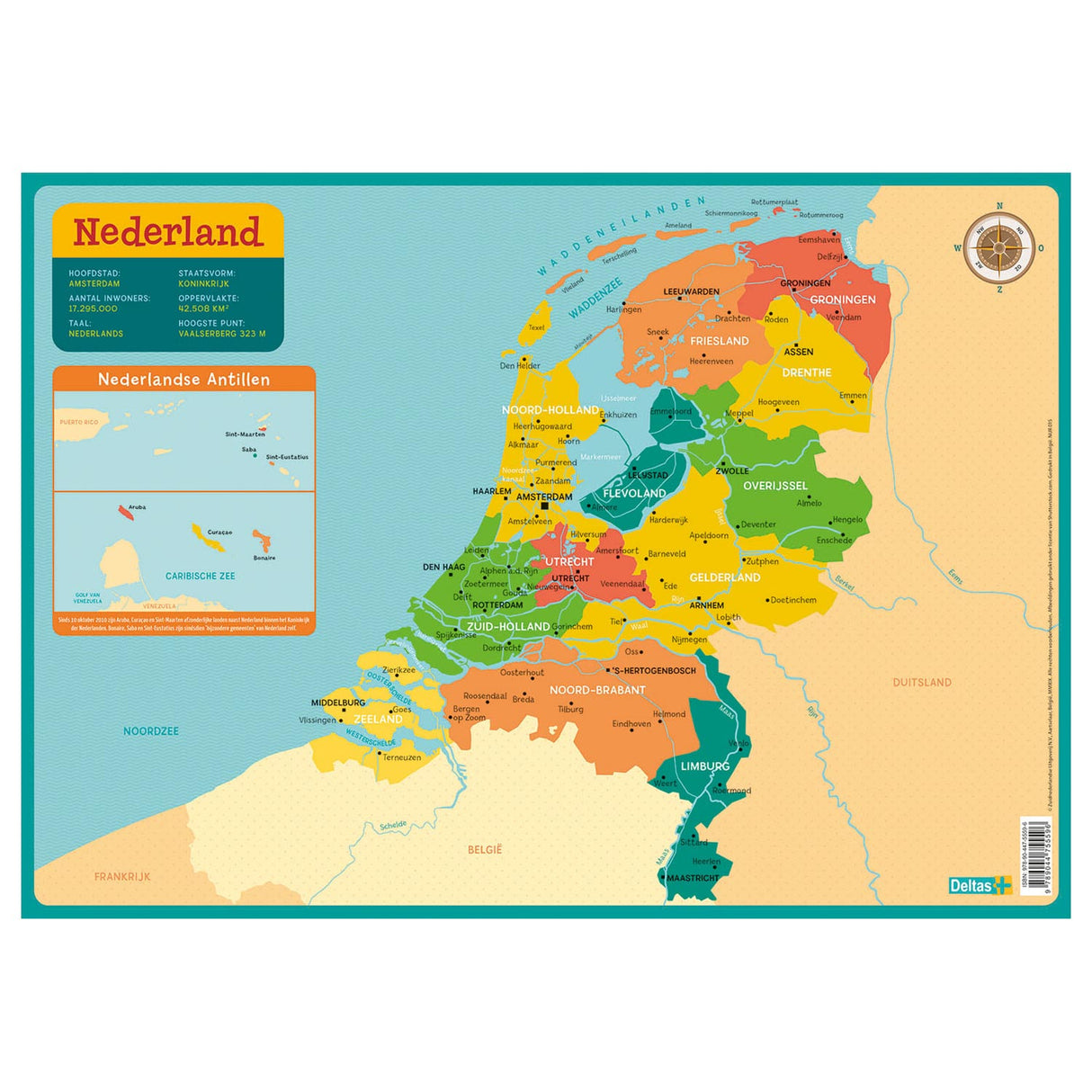 Deltas Educational Founder - Map Nederland