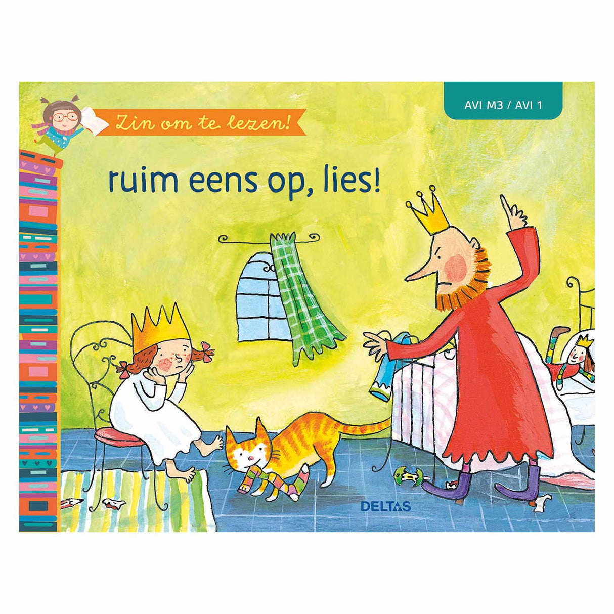 Deltas zin om te lezen! ruim eens op, lies! (avi-m3)