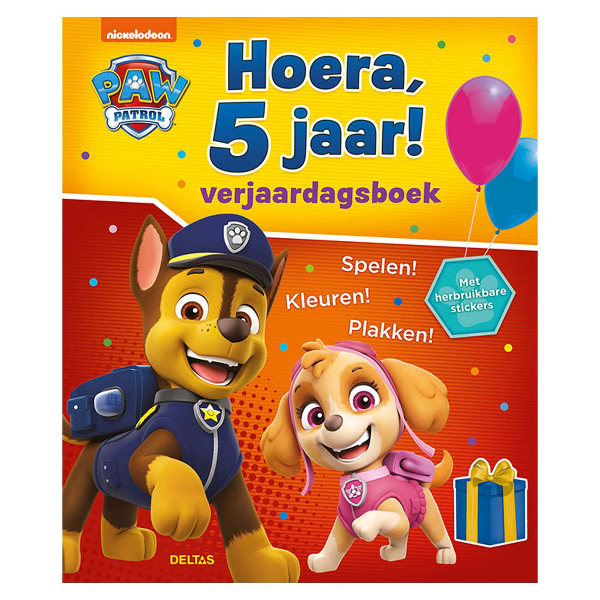 Deltas Paw Patrol Birthday Book - Hourra, 5 ans!