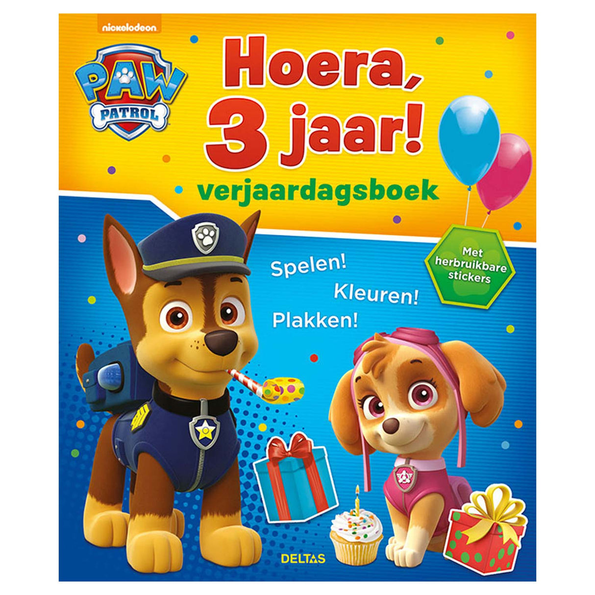 Paw Patrol Birthday Book - Hourra, 3 ans!