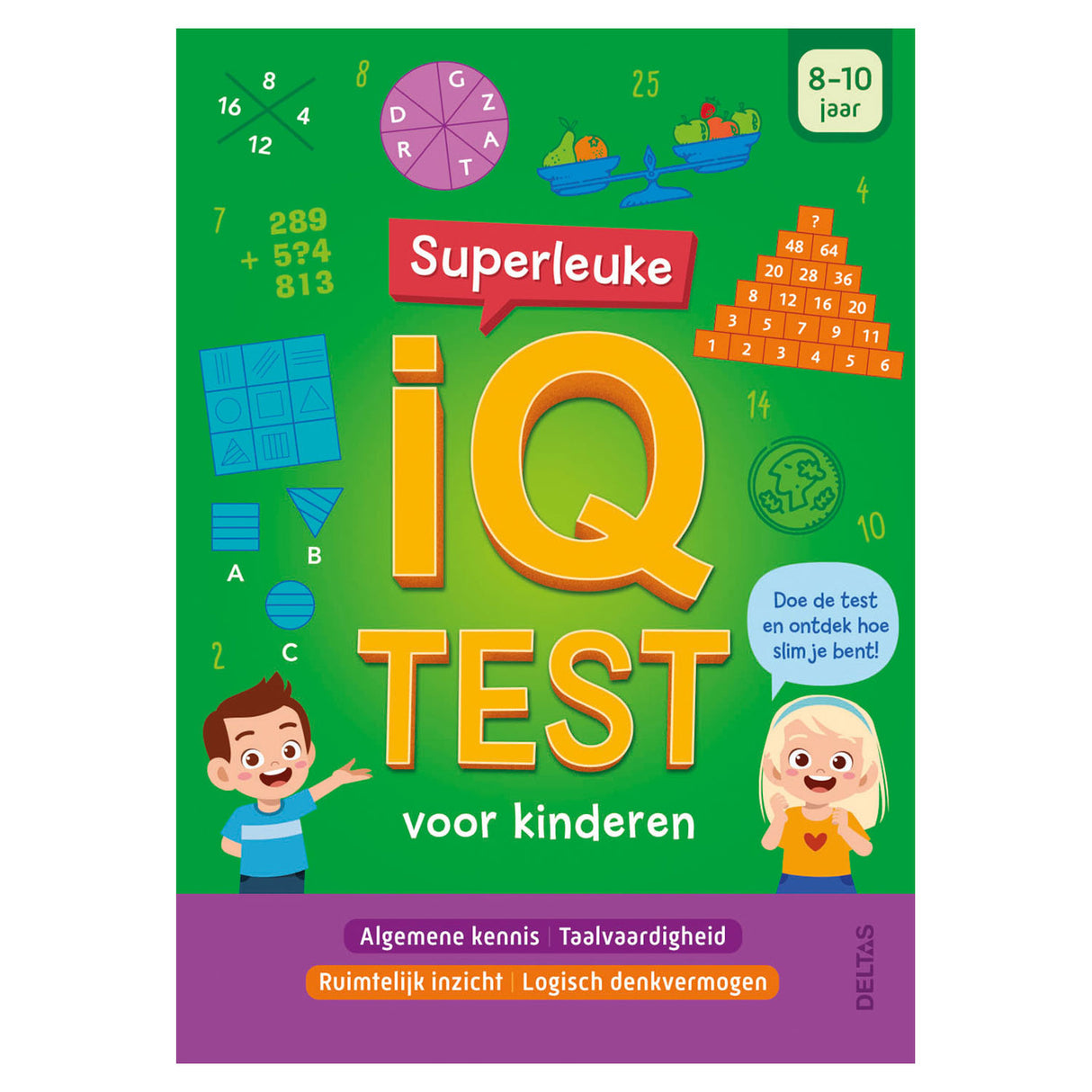 Deltas Super Fun IQ-test for barn (8-10 år)