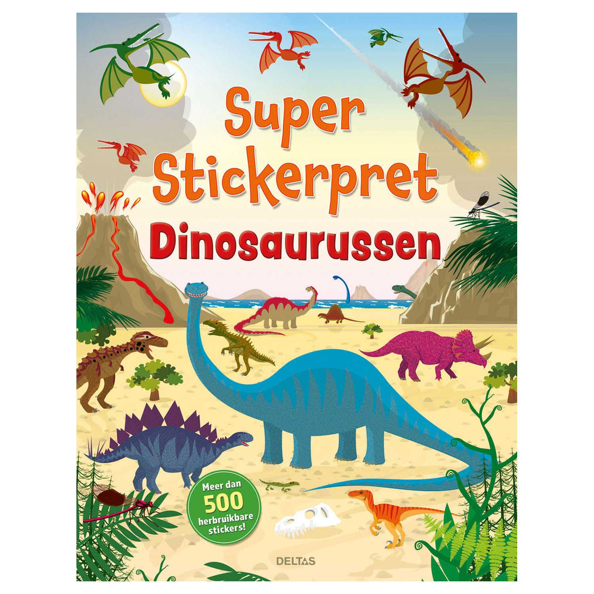 Deltas super stickerpret dinosaurussen