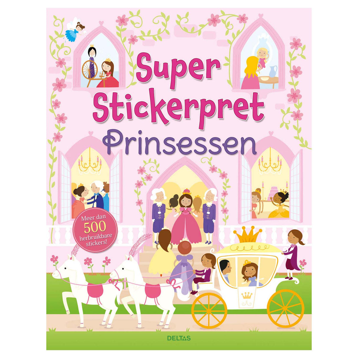 Deltas Super Sticker Fun - Prinsesser