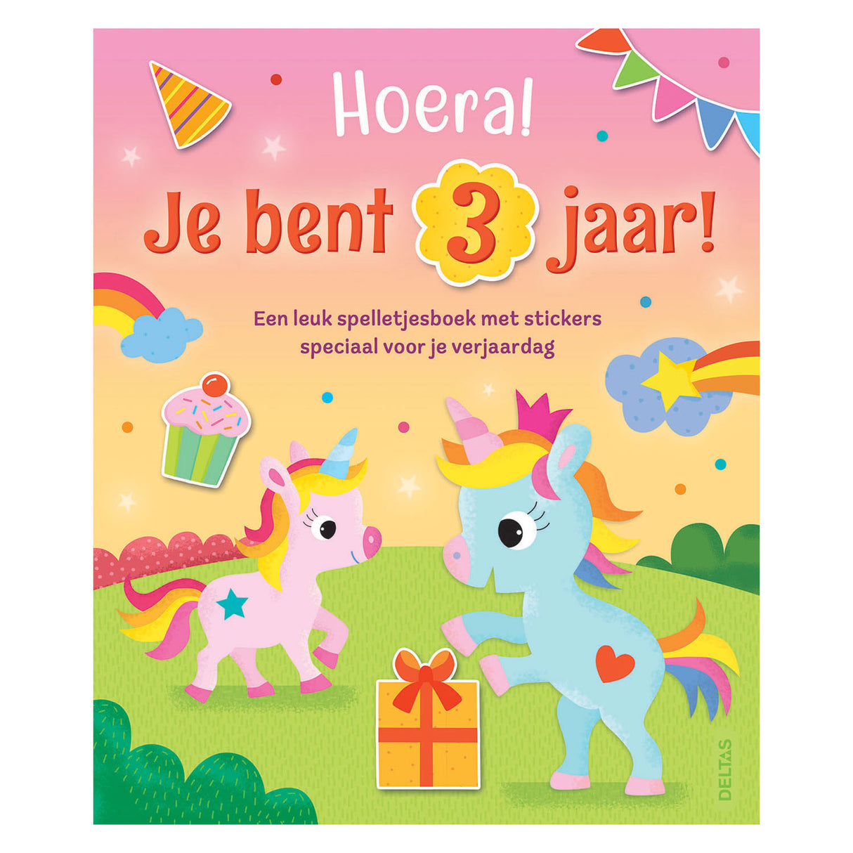 Deltas Evorey! Hai 3 anni! unicorno