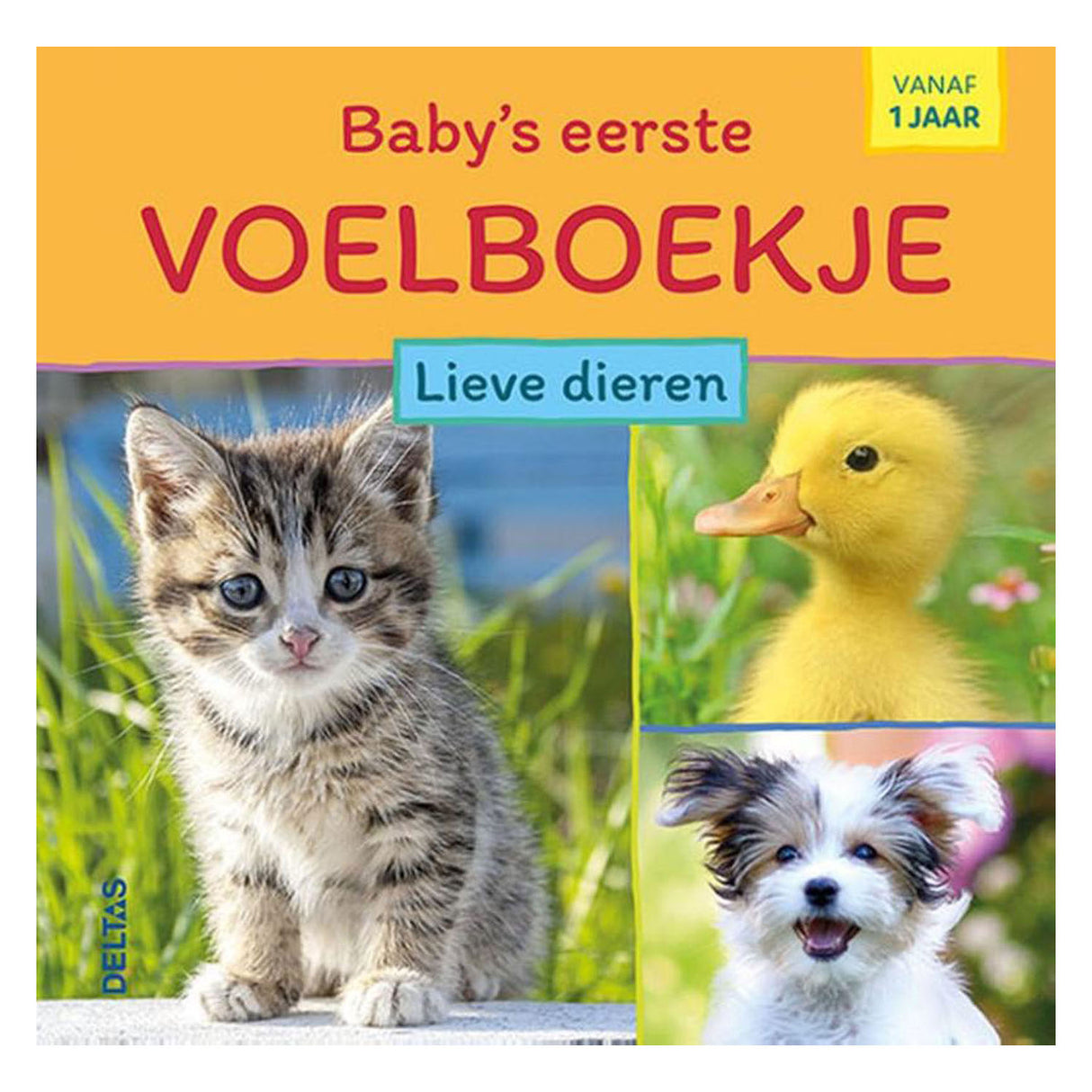 Deltas Babies first feelbook - dear animals