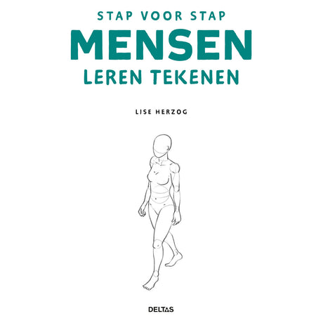 Deltas stap voor stap mensen leren tekenen hobbyboek