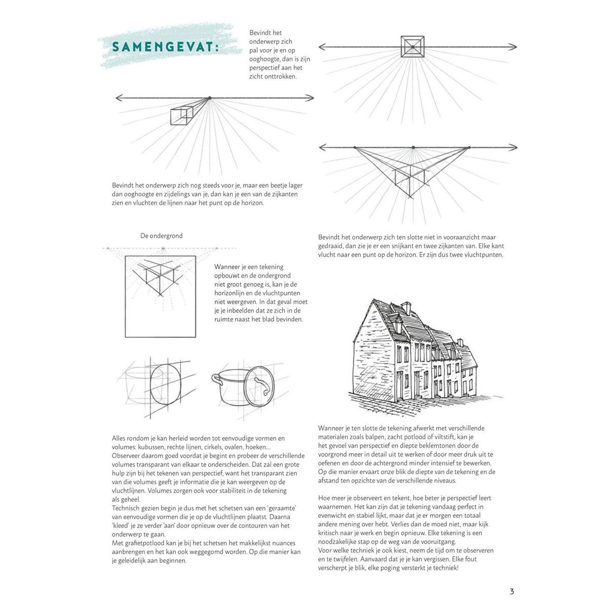 Delta Stap per passo prospettiva Impara a disegnare Hobby Book