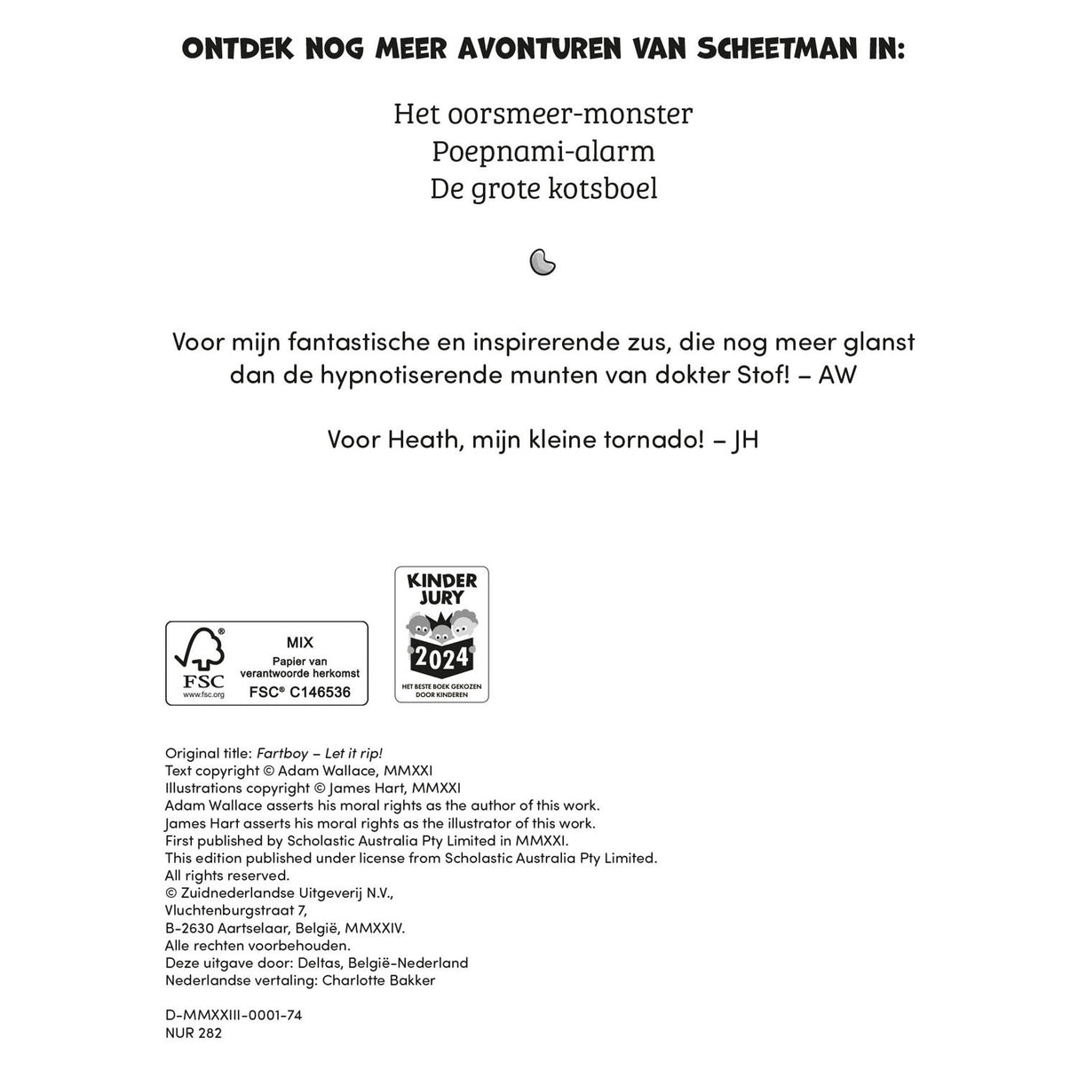 Deltas Scheetman Lost het Op! Super-Scheetnado Kinderboek