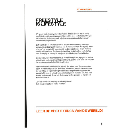 Deltas freestyle voetbaltrucs hobbyboek
