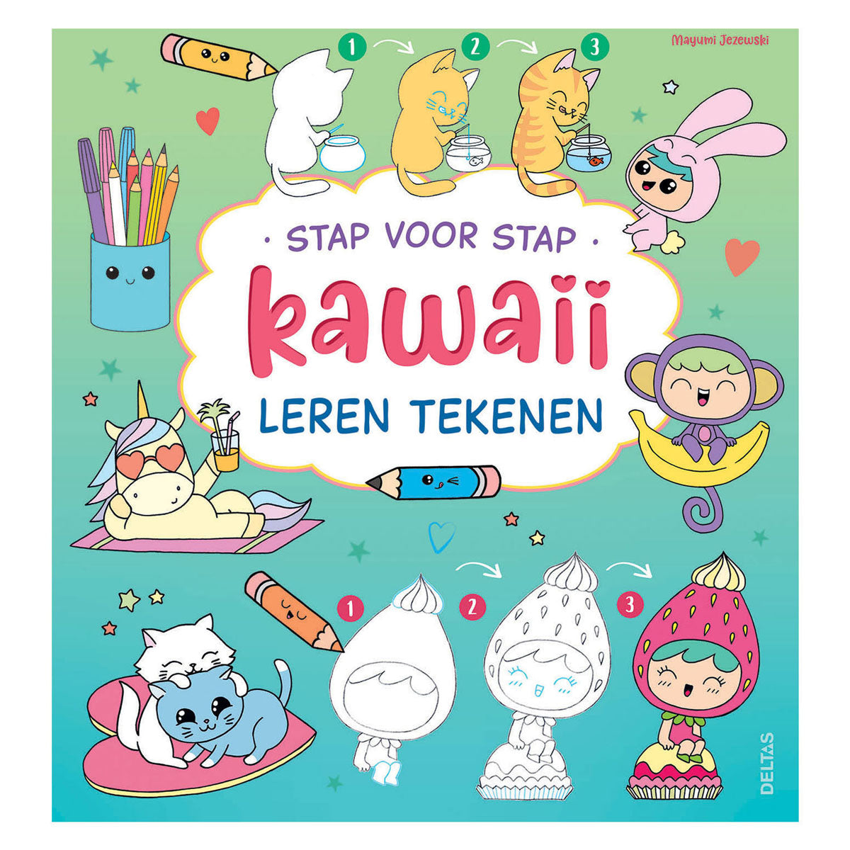 Deltas étape par étape kawaii apprendre à dessiner un livre de passe-temps