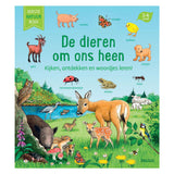 Deletas d'Déieren ronderëm US Carteboard Buch (2-4 y.)