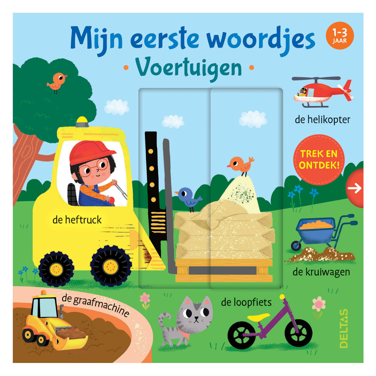 Deltas mijn eerste woordjes kartonboek voertuigen (1-3 j.)