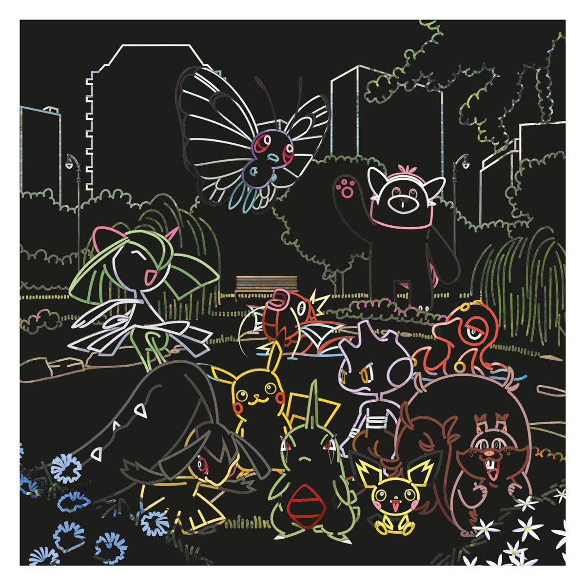 Pokemon pokémon 8 kraskaarten en kraspen