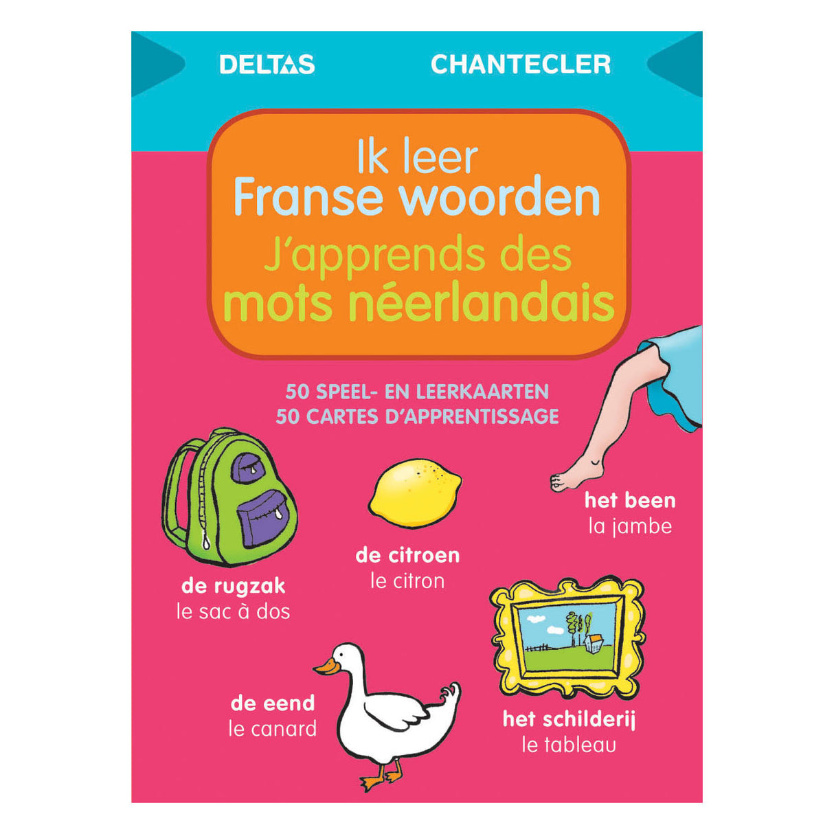 Deltas Play and Learning Cards - I learn French words