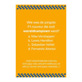 Deltas let's quiz! - formule 1