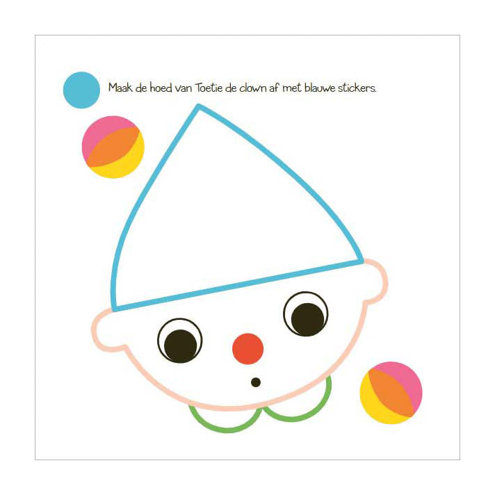 Deltas stickerpret voor peuters 2-3 jaar