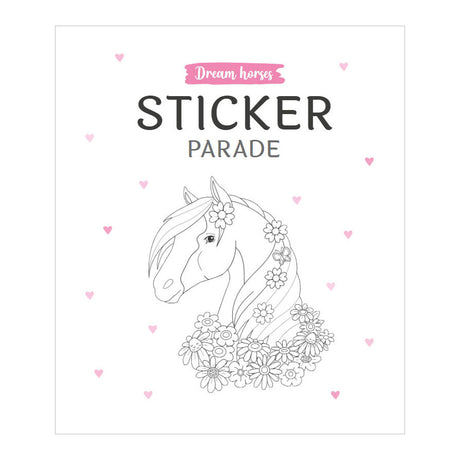 Deltas dream horses sticker parade - kleurboek