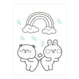 Deltas kawaii color and sticker fun kleurboek
