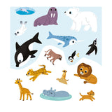 Deltas mijn eerste stickerboek kleine handjes dieren van de wereld