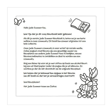 Deltas cozy jobs comfy kleurboek - jade summer