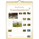 Comello rien poortvliet a4 natuur verjaardagskalender 30x21cm