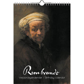 Comello rembrandt a4 verjaardagskalender