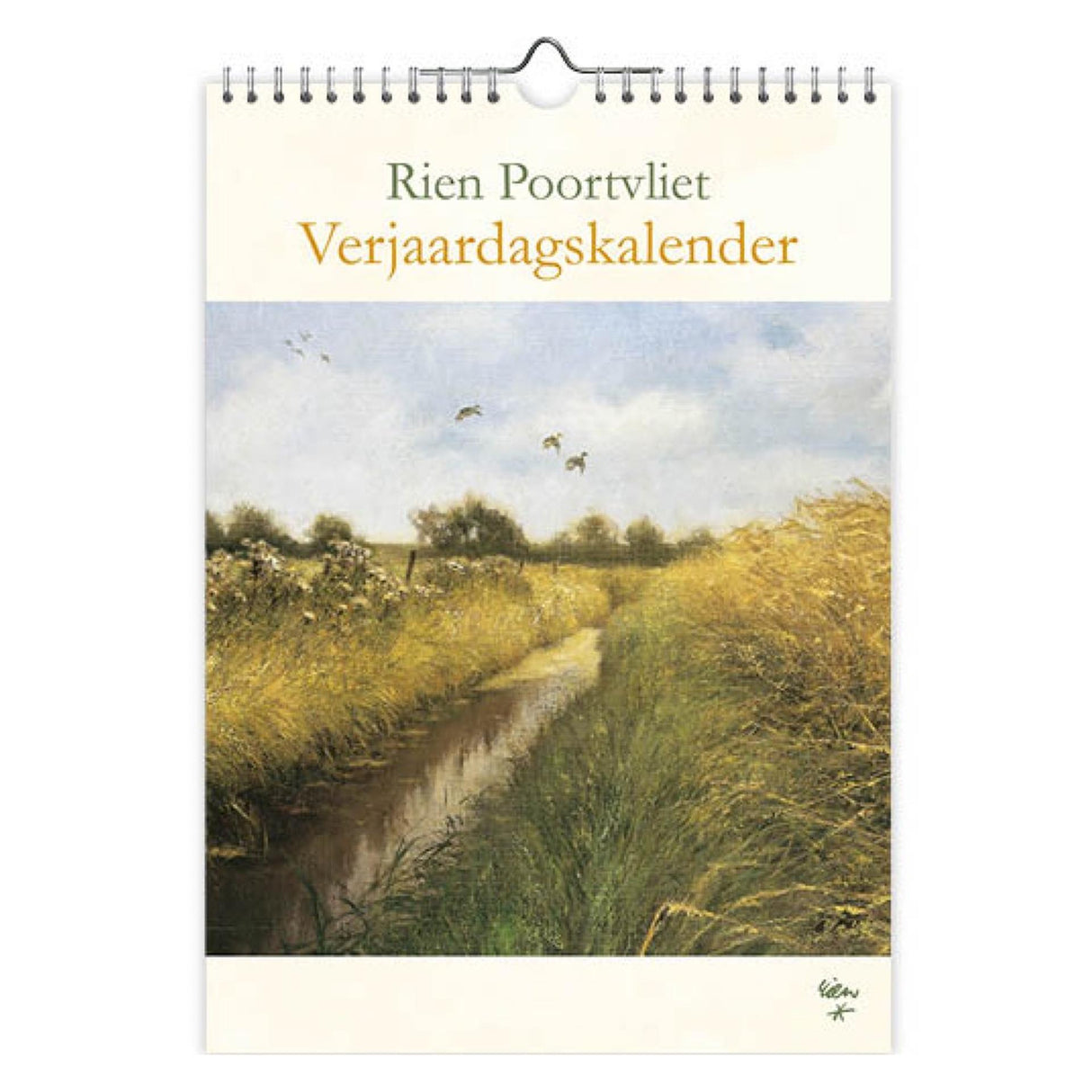 Comello rien poortvliet a4 natuur verjaardagskalender 30x21cm