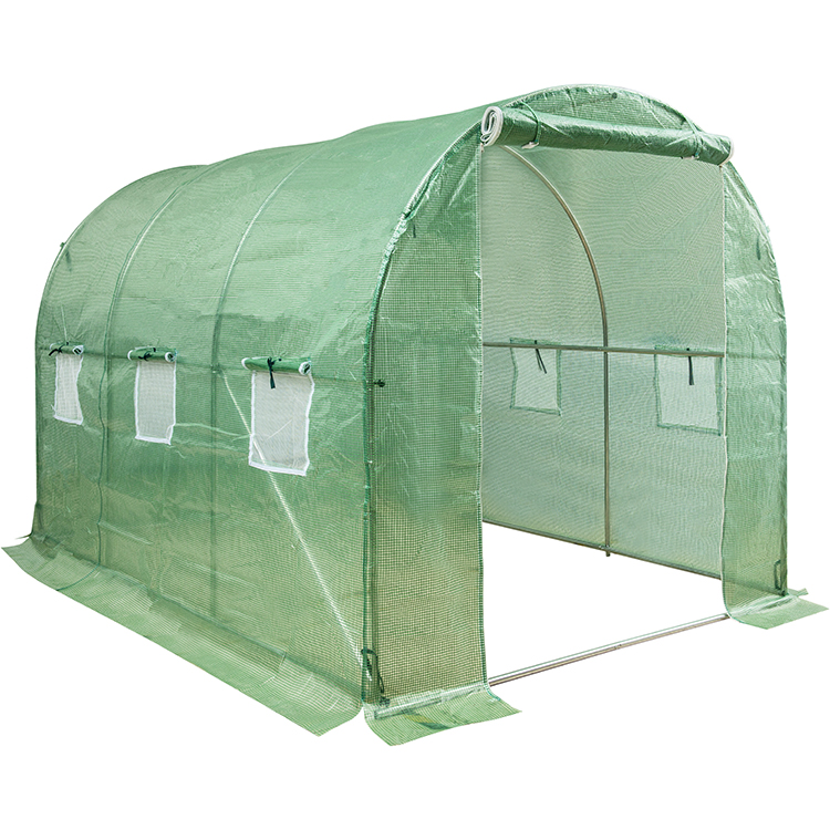 Nac folietunnel 6 vensters 350x200x200cm