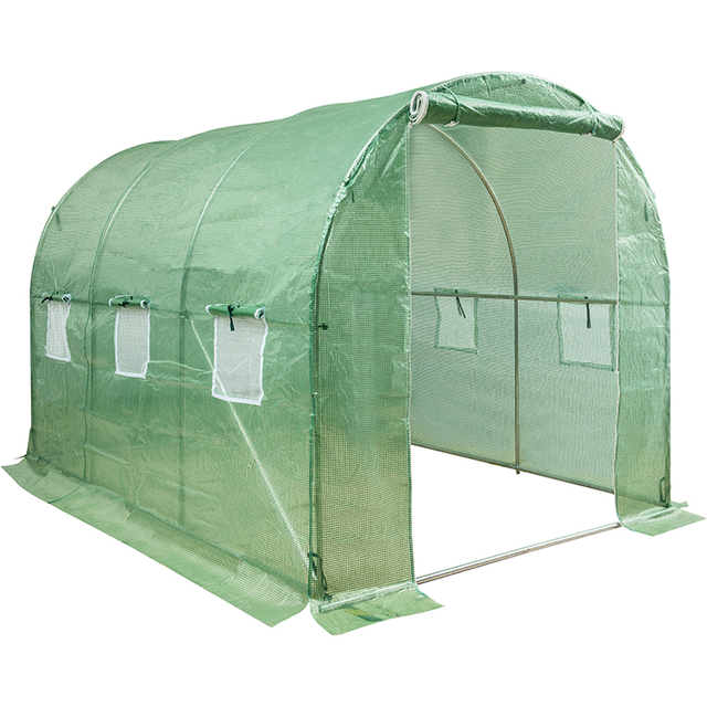 Nac folietunnel 6 vensters 350x200x200cm