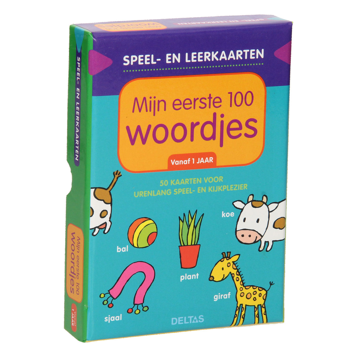 Deltas Speelen leerkaarten Mijn eerste 100 woordjes