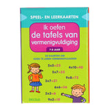 Deltas Speelen Learning Cards I practice the tables of multi -filledi