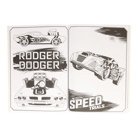 Hot wheels colorama kleurboek 48 grote kleurplaten