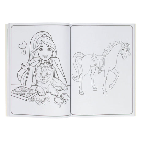 Boek specials nederland bv barbie colorama kleurboek