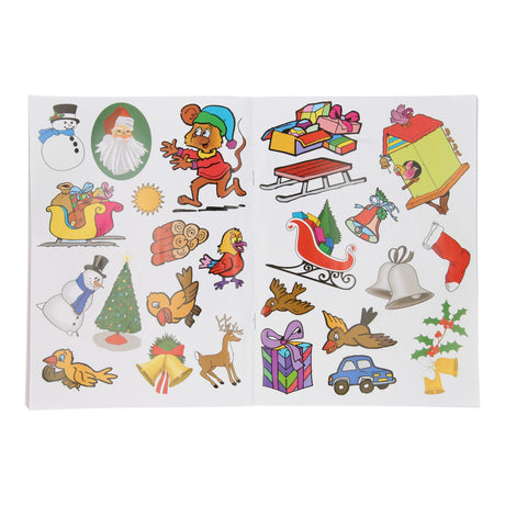 Boek specials nederland bv kerst: sticker-en kleurboek 32 pag