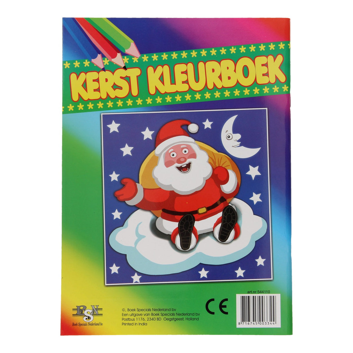 Książki Książki Nederland BV Christmas Kolorowanka