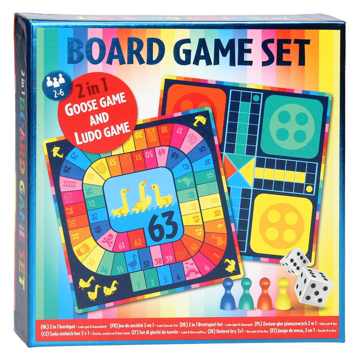 child's play ludo geese board 2in1