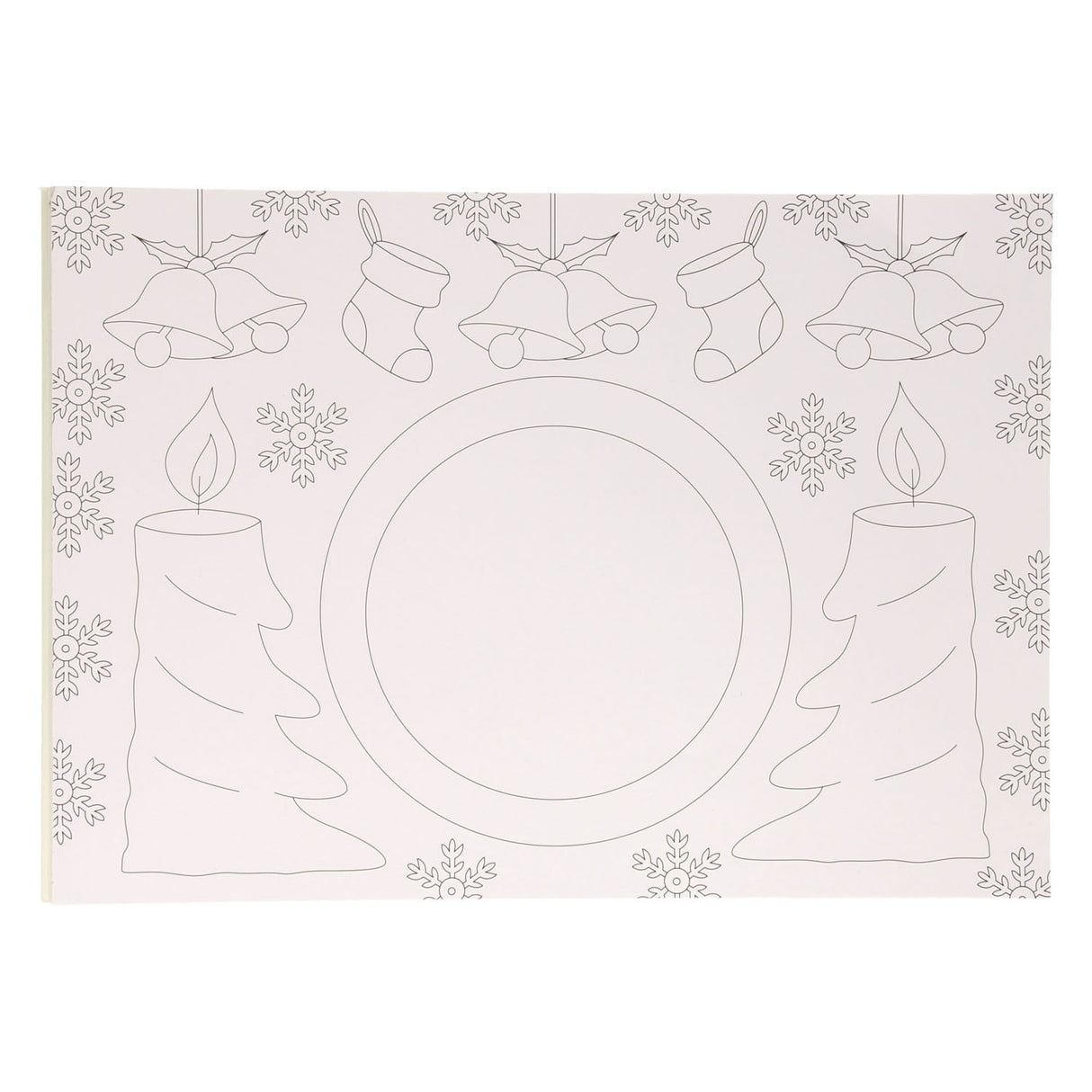 Colorbook Placemat Christmas, 12st.