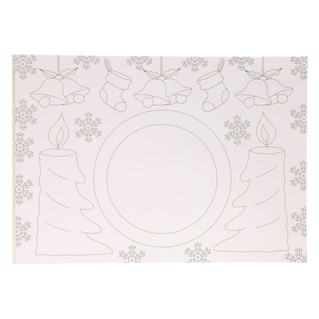 Wins holland kleurboek placemat kerst, 12st.