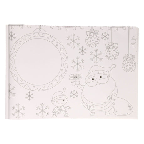 Wins holland kleurboek placemat kerst, 12st.